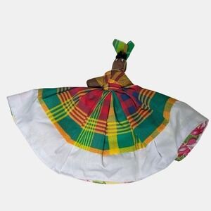 Vintage Topsy Turvy Rag Doll • Reversible Two‑Sided Cloth Doll • 2‑in‑1